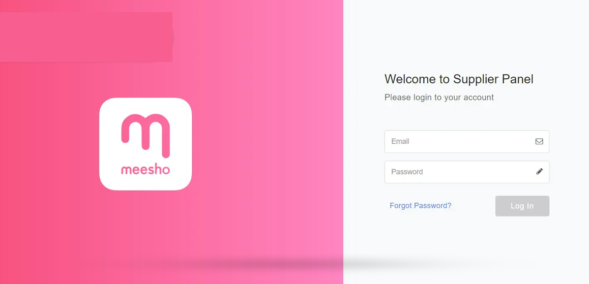 meesho seller login